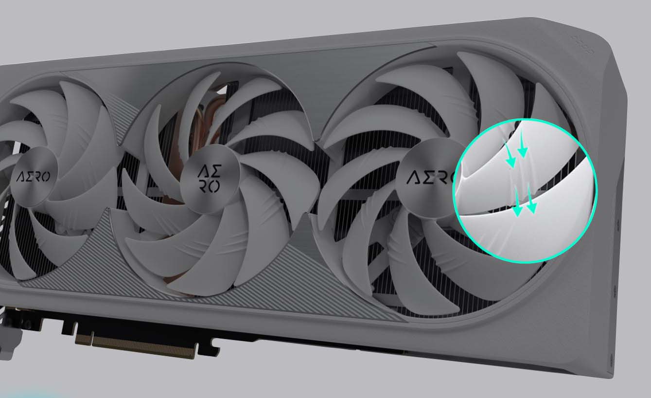 GIGABYTE GeForce RTX 4080 SUPER AERO OC 16G Graphics Card, 3x